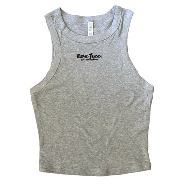 Live Free - Micro Rib Racerback Tank