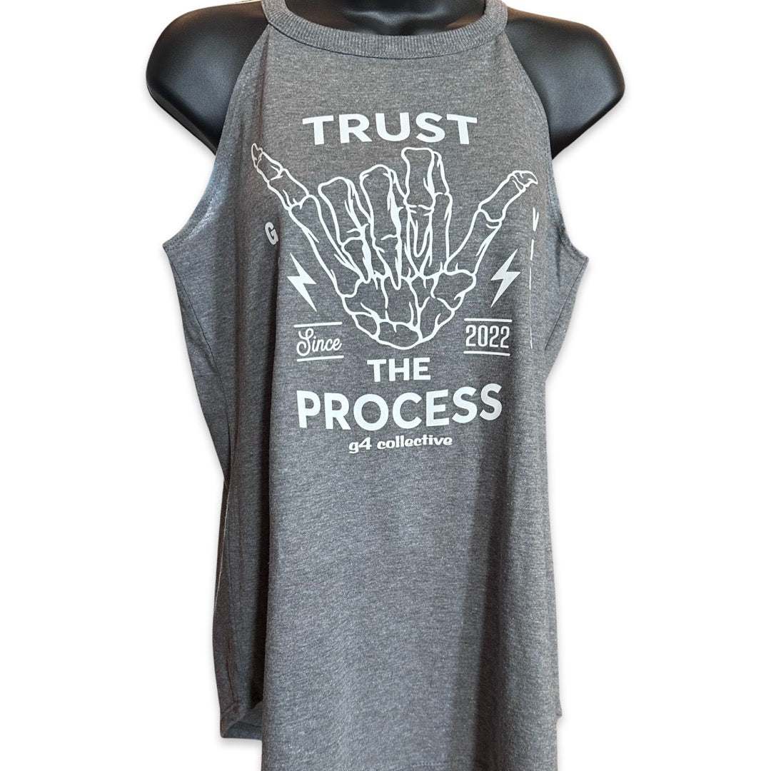 Trust the Process - Flowy High Neck Tank